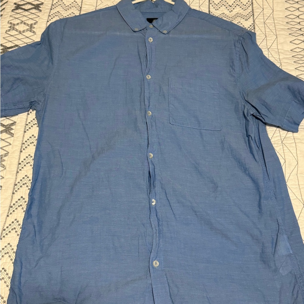Men's Blue Casual Shirt